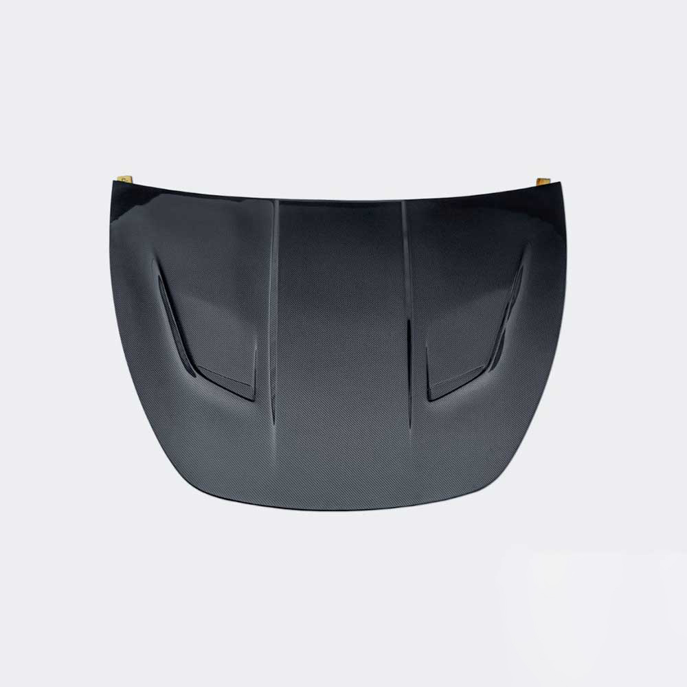 V4 Hood for Tesla Model Y Performance AWD Long Range RWD Carbon Fiber / FRP