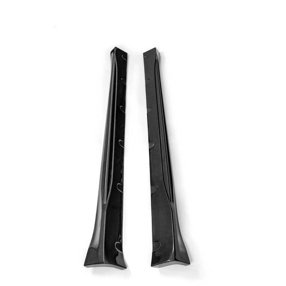 V4 Side Skirts for Tesla Model Y Performance AWD Long Range RWD Carbon Fiber /FRP