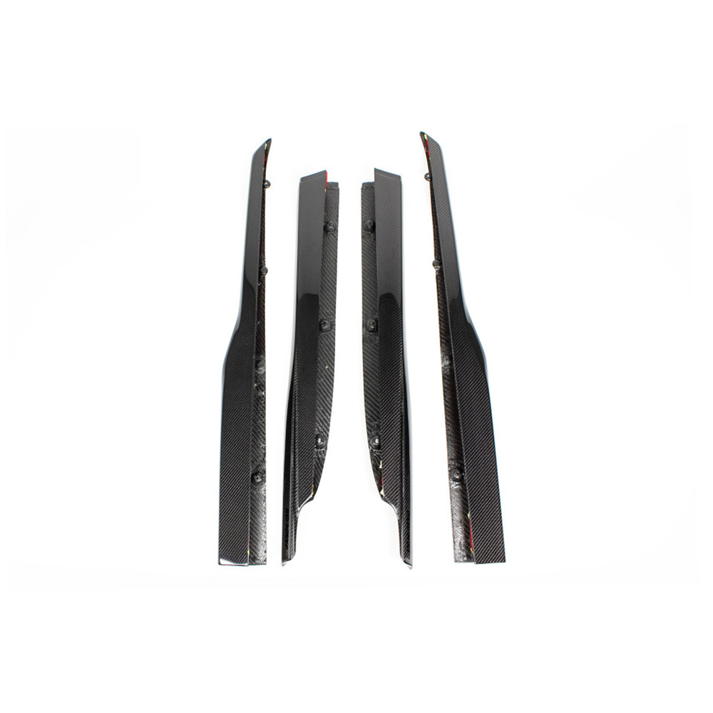 RENNtech  190  AMG GT R  Pro  Side Skirts  Carbon Fiber  Gloss Finish