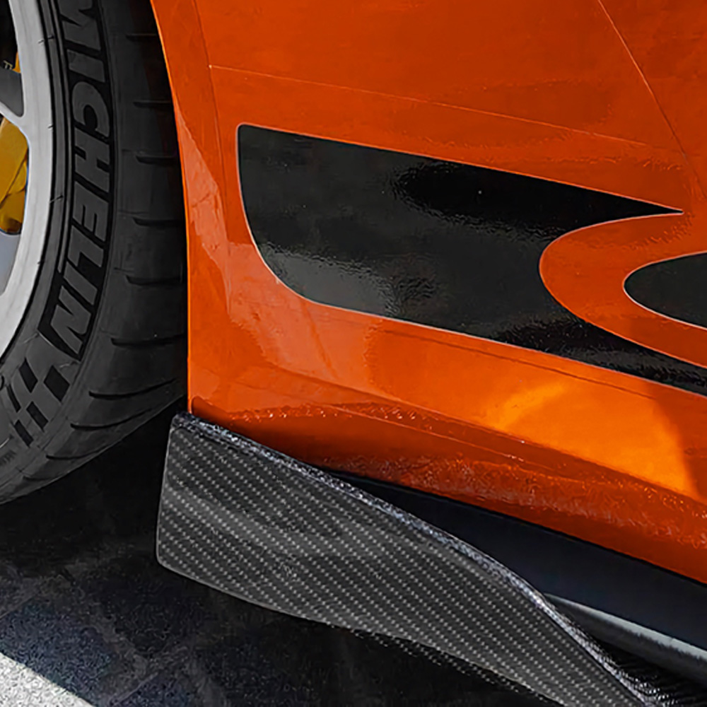 DMC Style Porsche 991 GT3 RS Carbon Fiber Side Skirts also fit the Carrera, Turbo S, Cabriolet and T