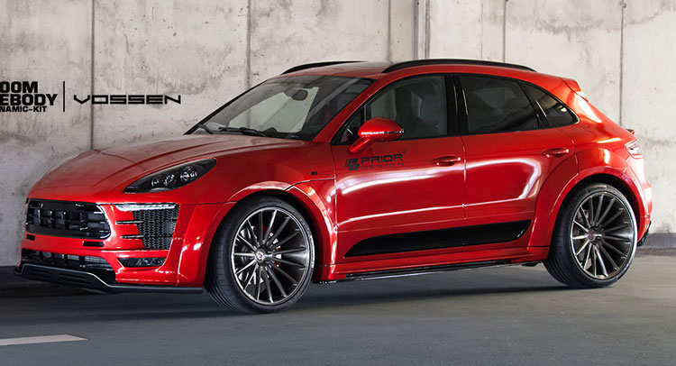 Porsche Macan Gains Wide Body Kit, 22″ Wheels From Prior Design