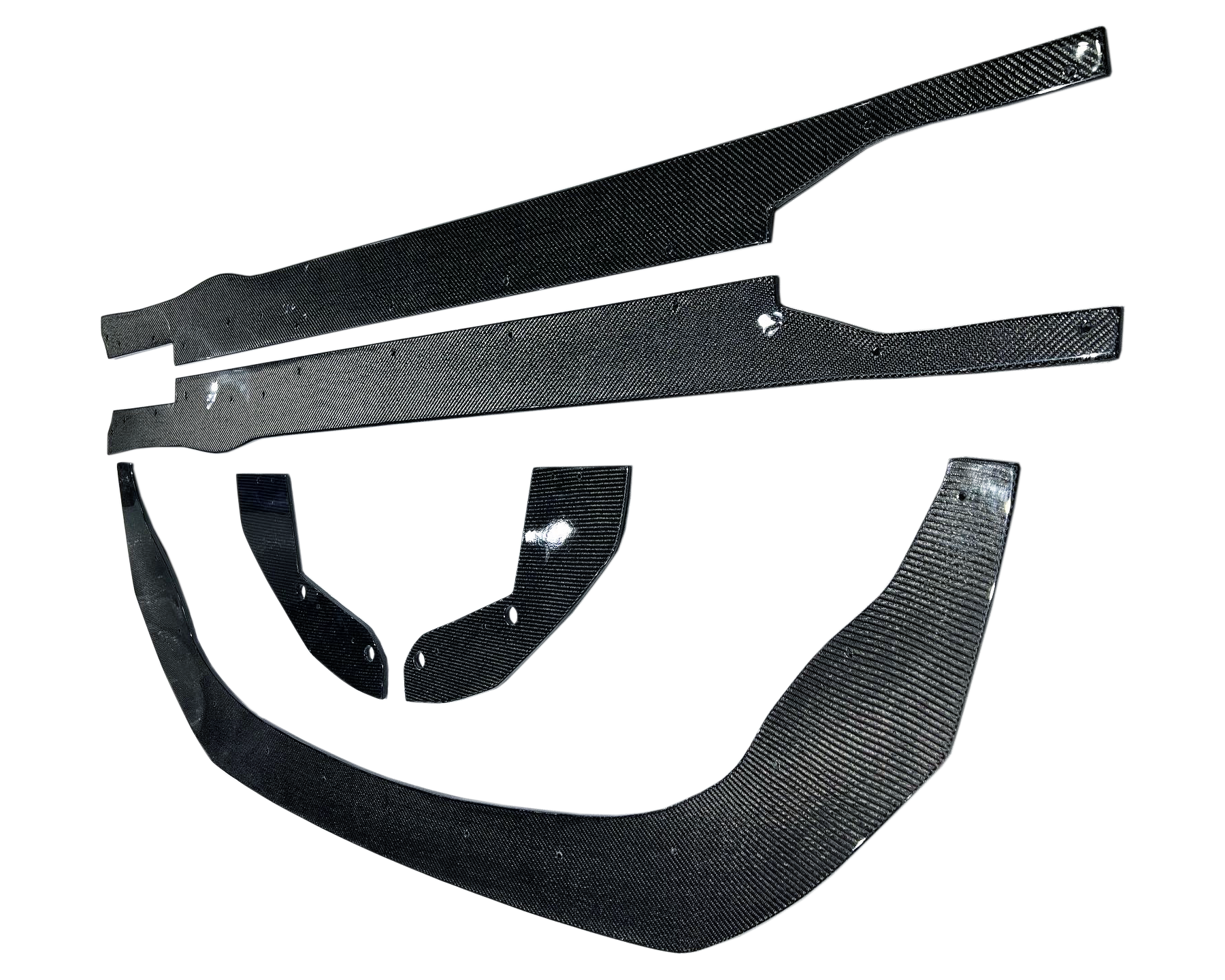 Rexpeed GR86  BRZ 2022+ V2 Carbon Fiber Splitter + Side Skirts + Rear Side Spats