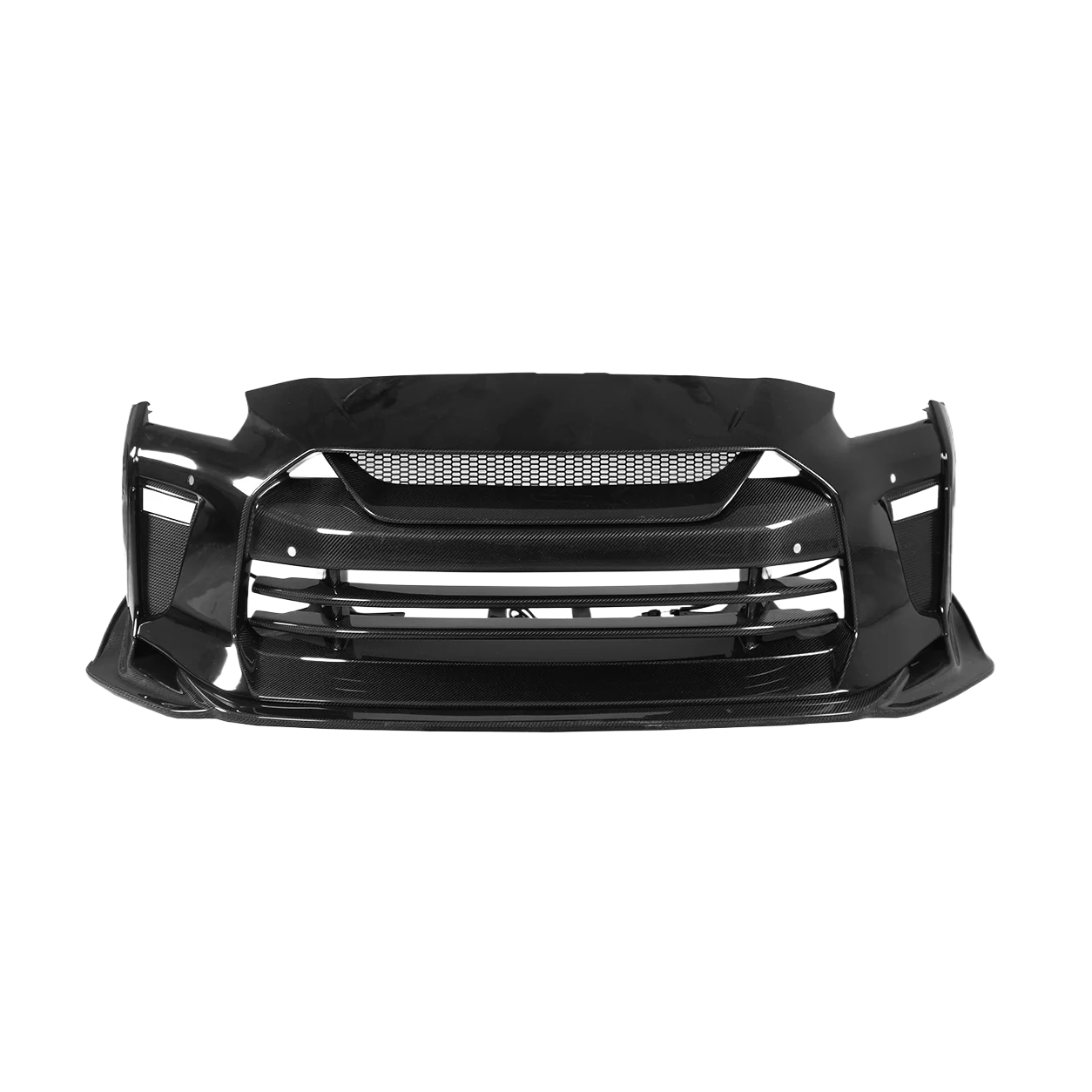 TS Style Front Bumper 2008-2022 Nissan GTR R35 CBA DBA EBA