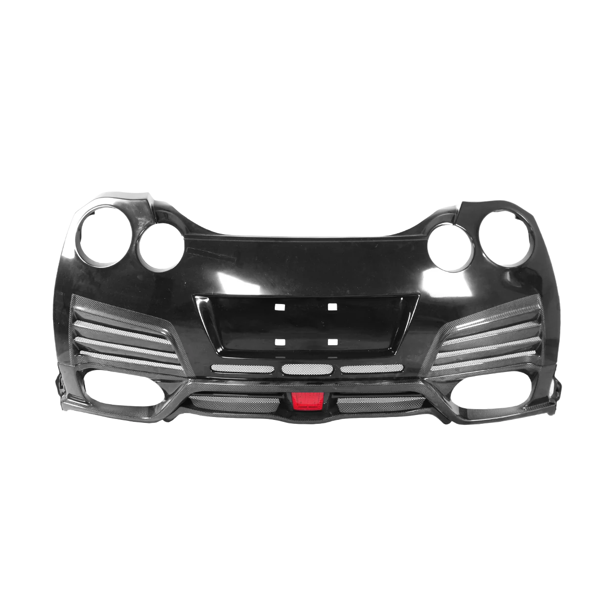 VA Style Rear Bumper With Diffuser Undertray and LED Light 2012-2022 Nissan GTR R35 DBA & EBA