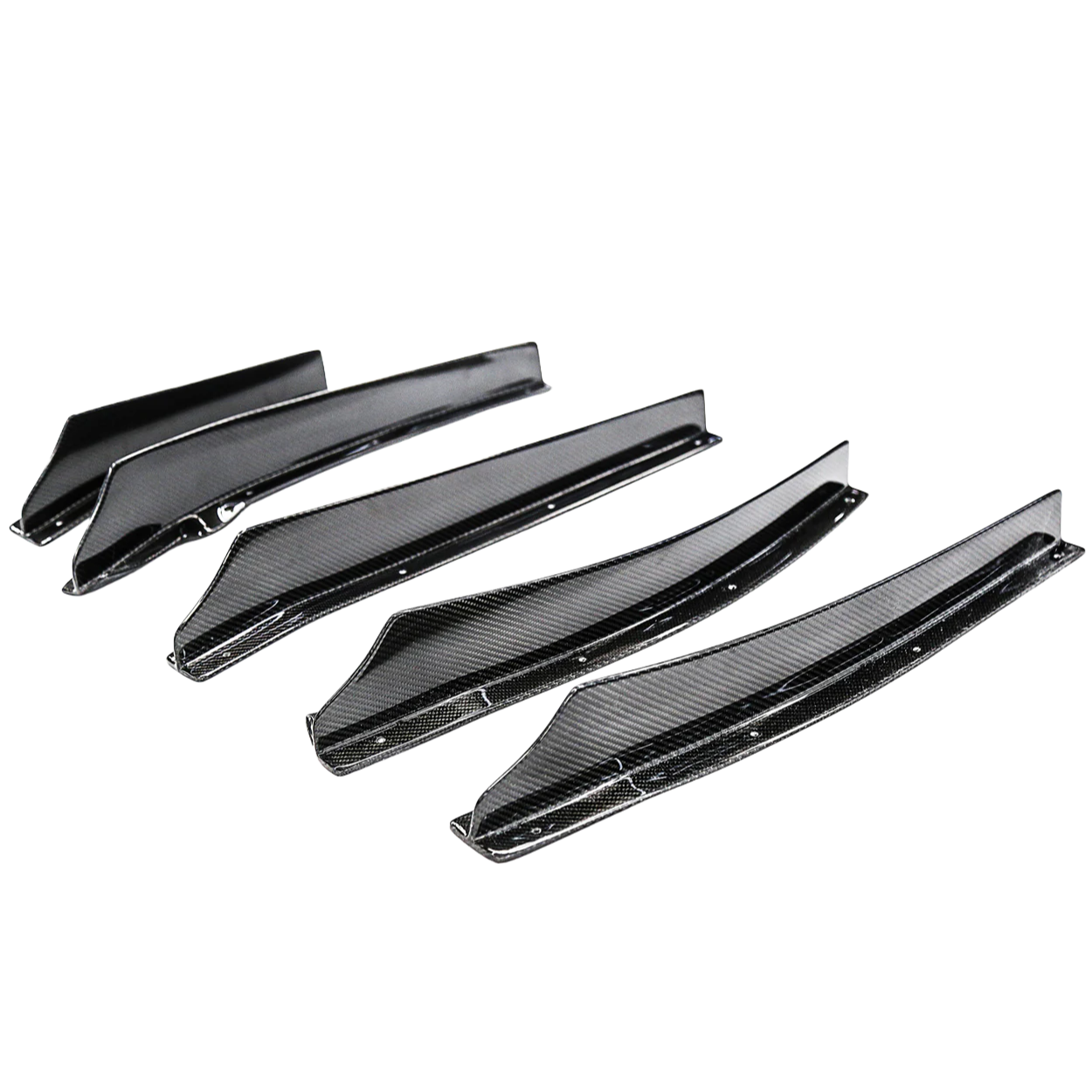 BKSS Style Carbon Fiber Rear Diffuser Canards 2012-2022 Nissan GTR R35 DBA & EBA