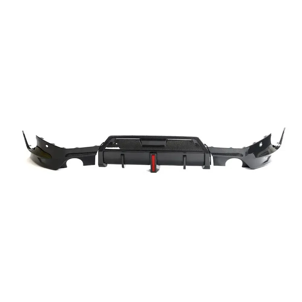 Carbon Fiber Rear Diffuser with Brake Light for BMW G42