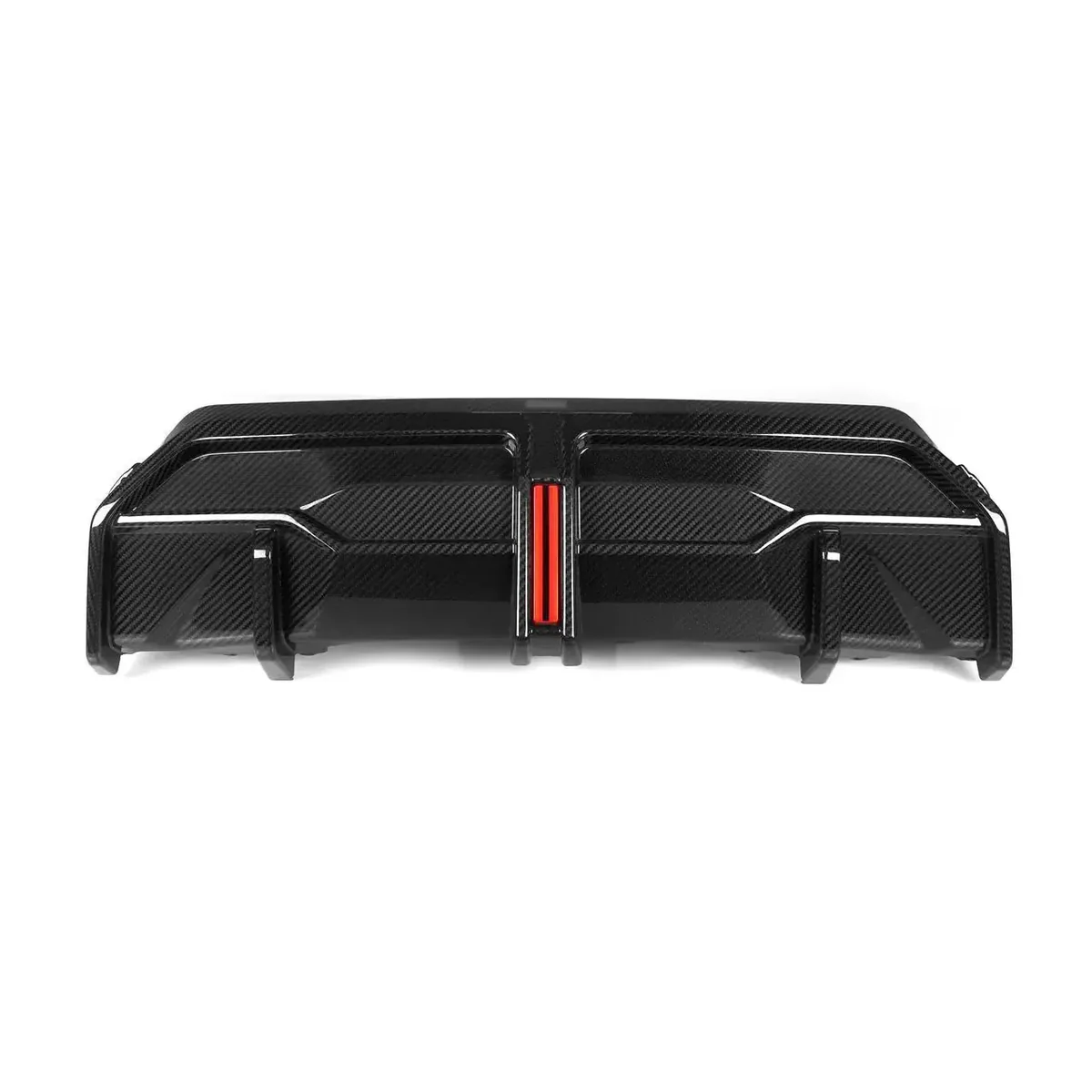 Carbon Fiber Rear Diffuser with Brake Light for BMW G42 2 Series