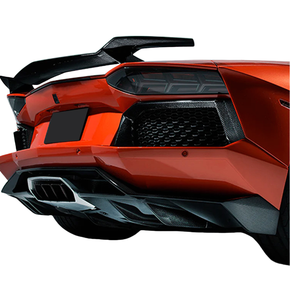 Vorsteiner Style Carbon Fiber Rear Diffuser Lamborghini Aventador Zaragoza Edizione Aero Rear Diffus