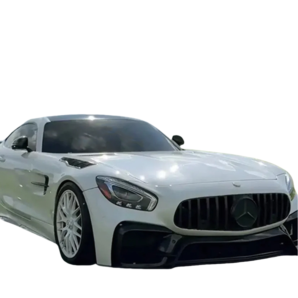 GTR Style ABS & Carbon Fiber Front Bumper - Mercedes Benz AMG GT, GTS & GTC